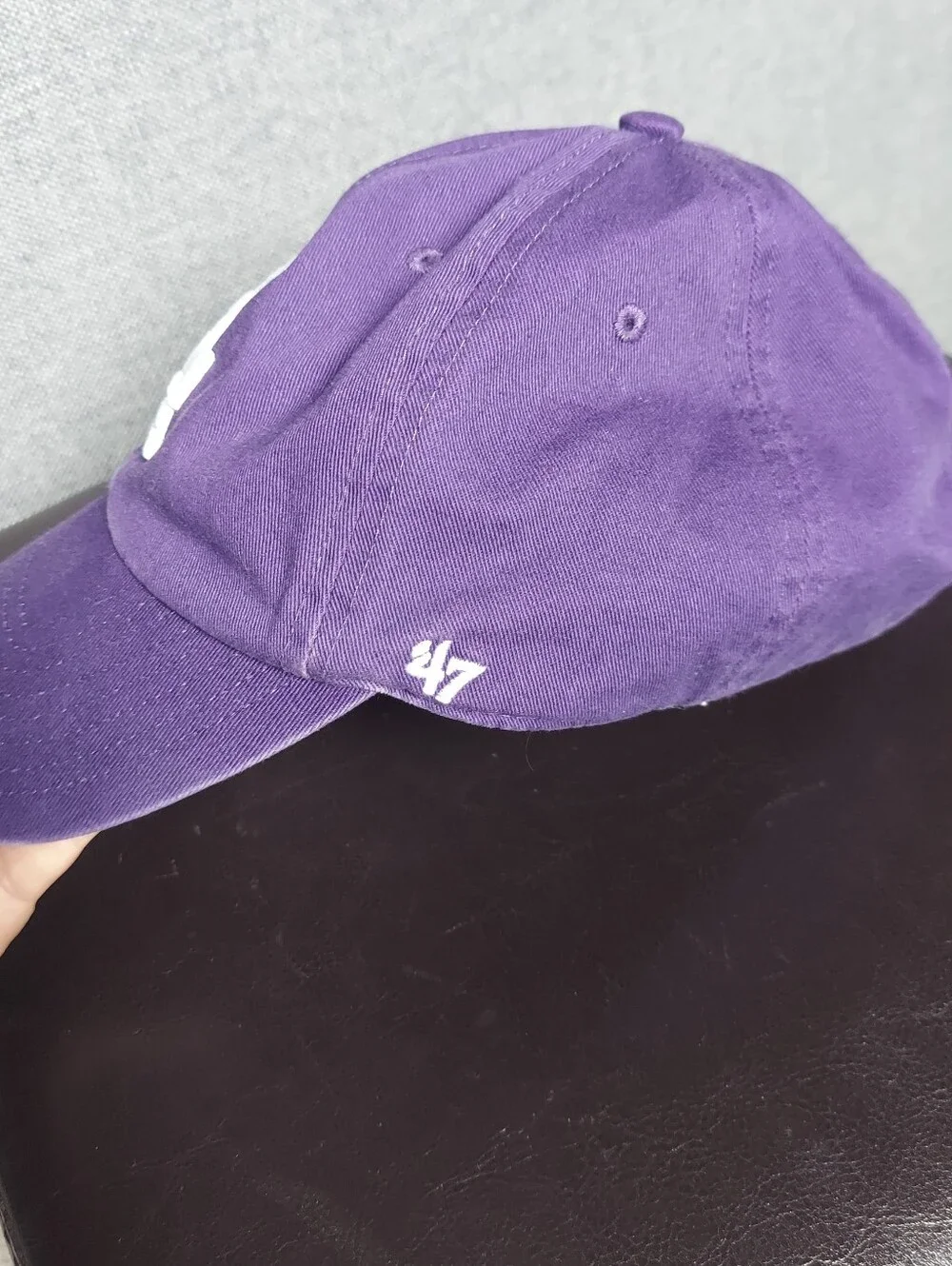 Los Angeles Dodgers Purple Clean Up Baseball Hat With Adjustable Straps